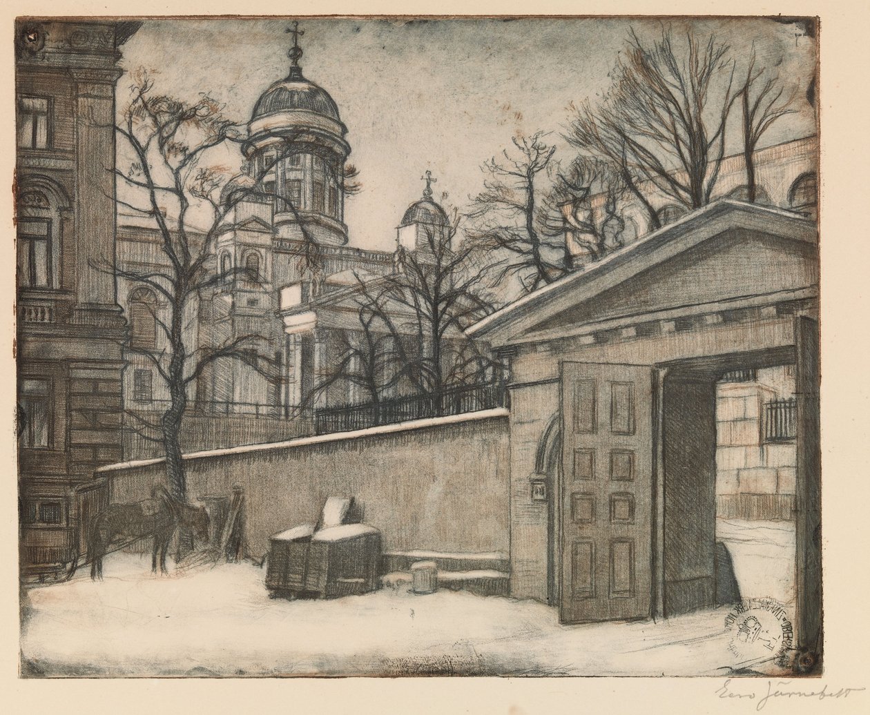 Sint-Nicolaaskerk door Eero Järnefelt