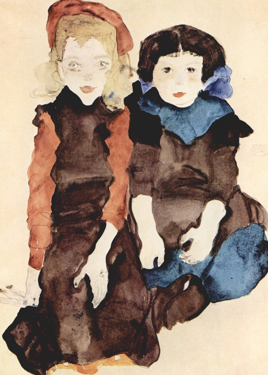 Kinderen door Egon Schiele