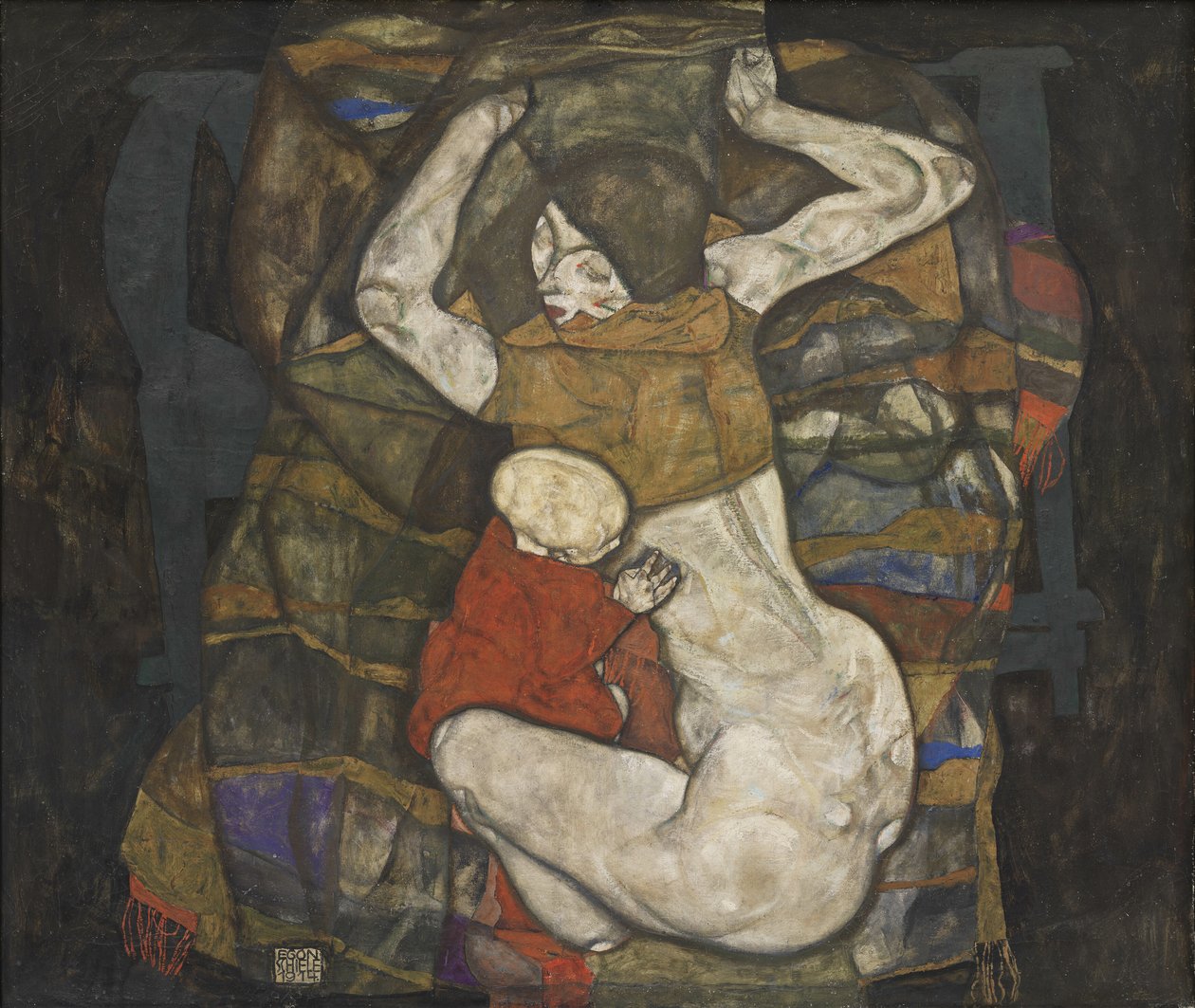 Jonge moeder door Egon Schiele
