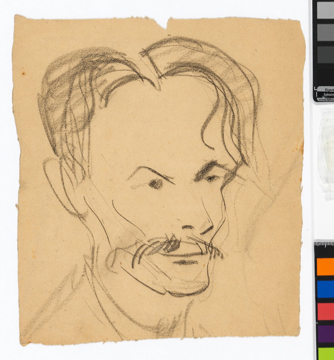 Porträt Anton Peschka door Egon Schiele