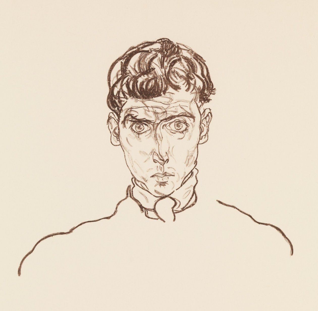 Portret van Paris von Gütersloh door Egon Schiele