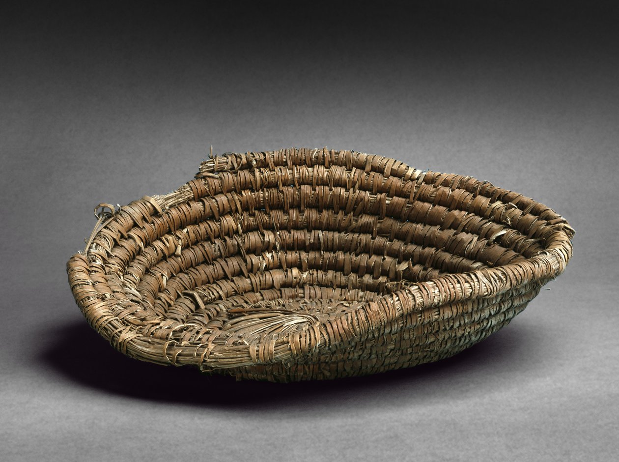 Ronde opgerolde mand (bruine riet) door Egyptian