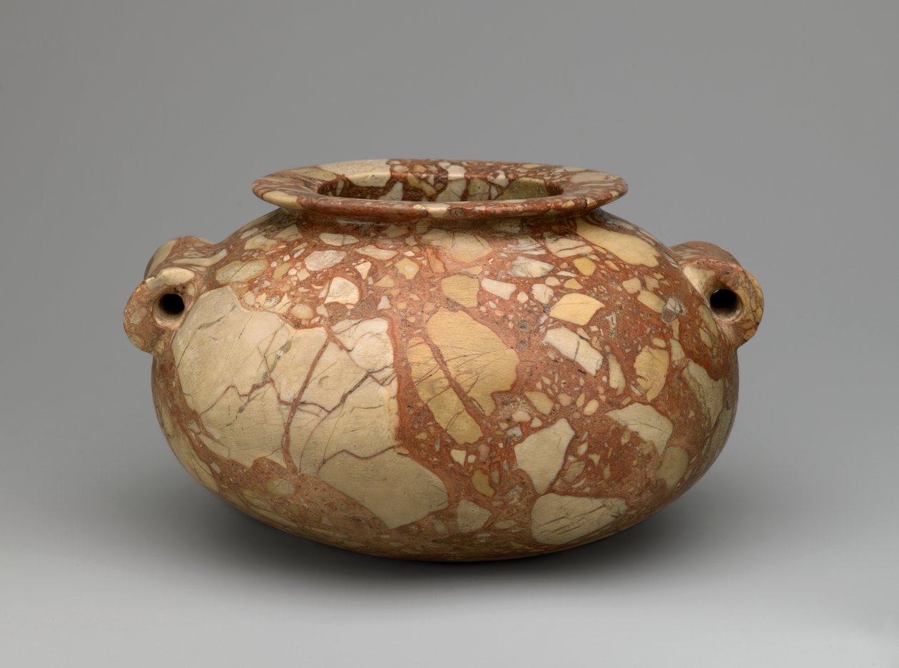 Kruik met buisvormige handvatten, ca.3600-3000 v.Chr. door Egyptian