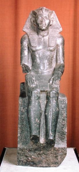 Standbeeld van Amenemhat III door Egyptian 12th Dynasty