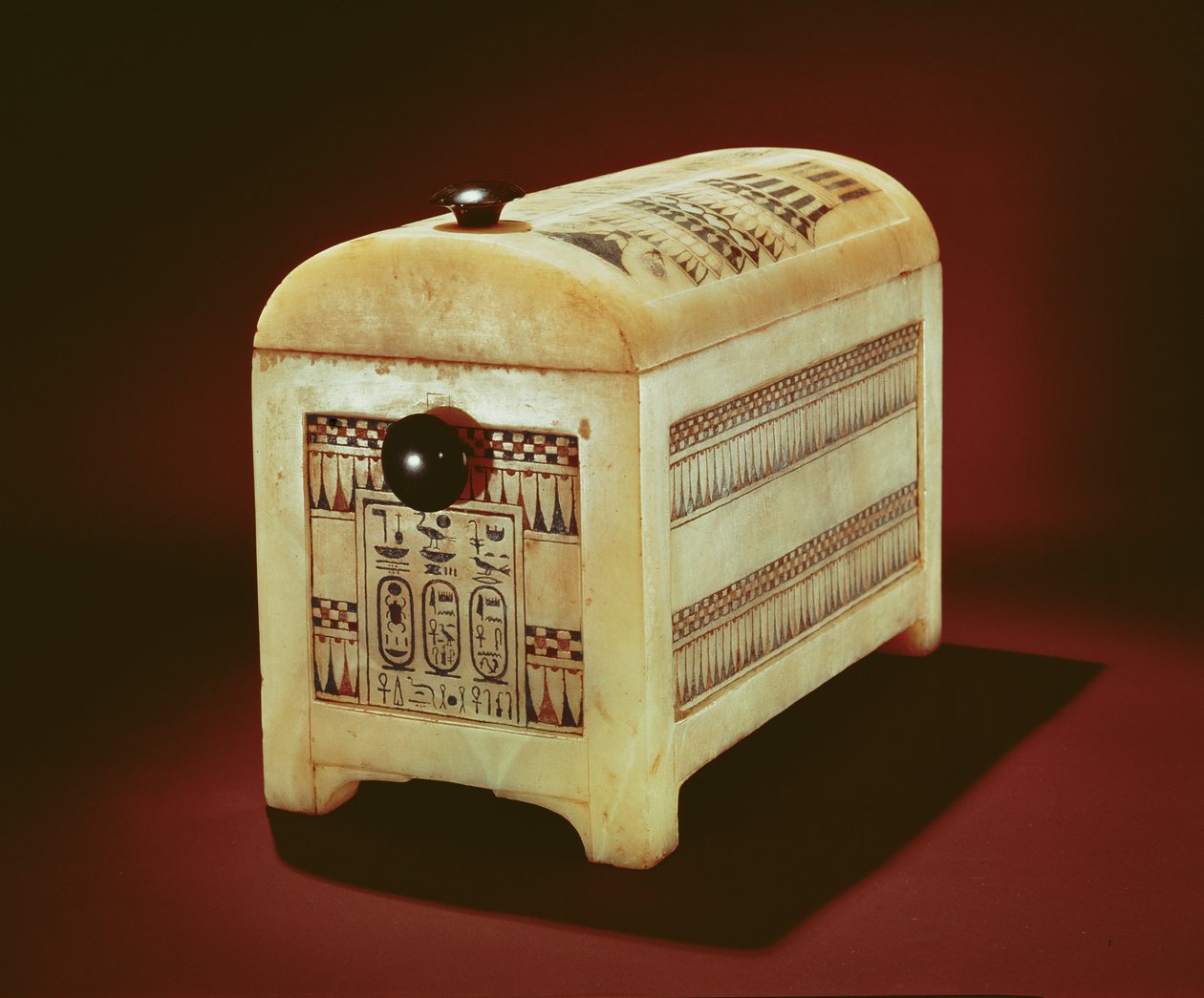 Kist, uit het graf van Toetanchamon, Nieuwe Koninkrijk door Egyptian 18th Dynasty