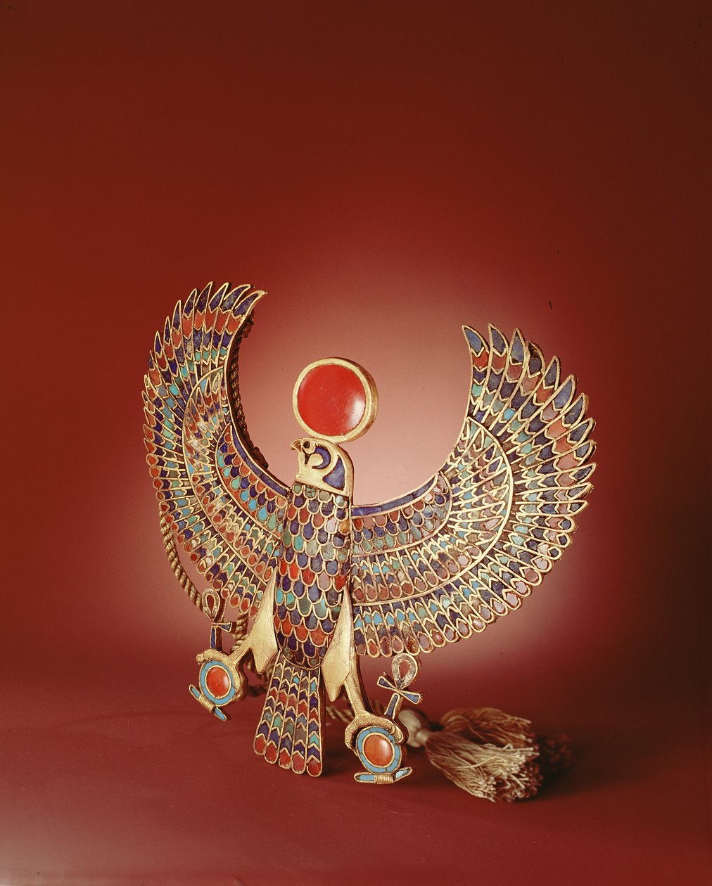Valk Pectoraal, uit het Graf van Toetanchamon door Egyptian 18th Dynasty