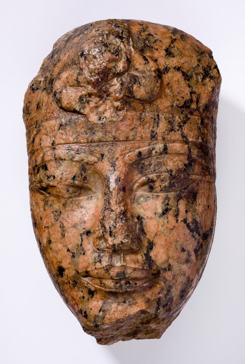Hoofd van Koning Amenhotep III, ca. 1390-1352 v.Chr. door Egyptian 18th Dynasty