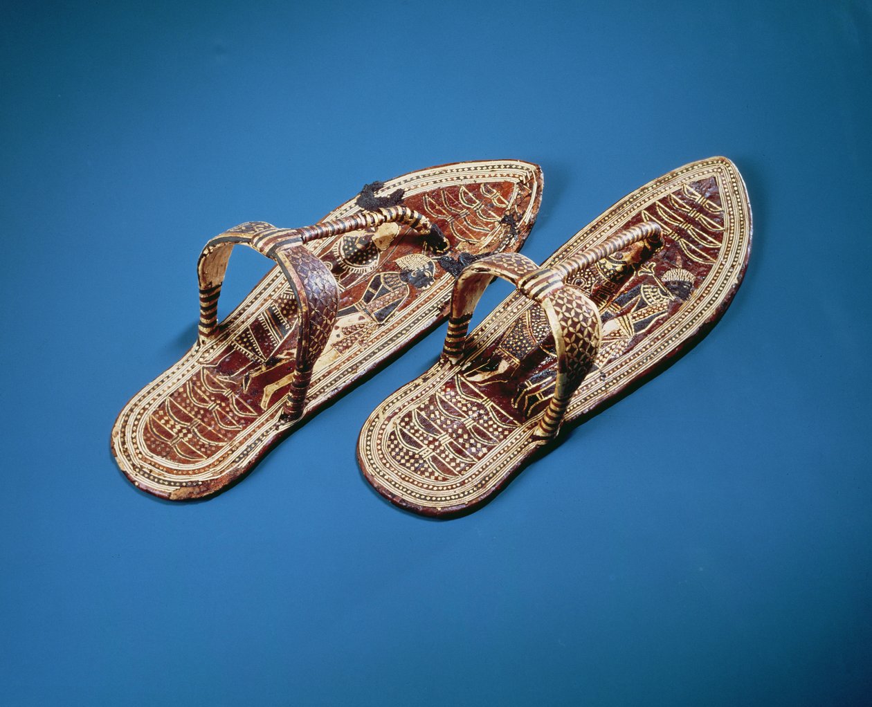 Sandalen, Graf van Toetanchamon, Nieuwe Koninkrijk door Egyptian 18th Dynasty