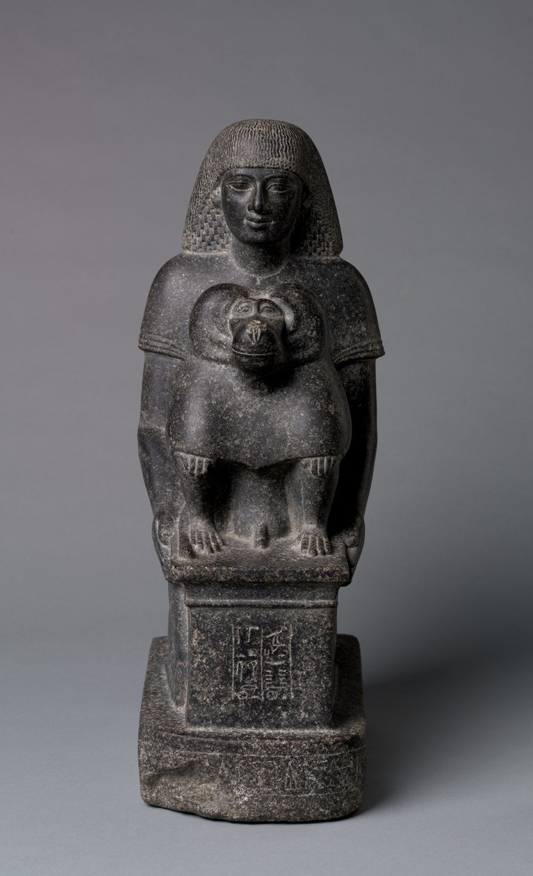 Standbeeld van Minemheb, ca. 1391-1353 door Egyptian 18th Dynasty