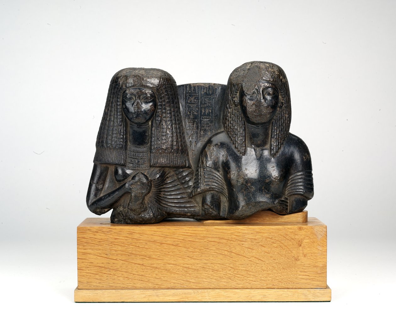 Beeldje van de militaire officier Huy en zijn vrouw Nay, zangeres van Amon, Nieuwe Rijk door Egyptian 18th Dynasty