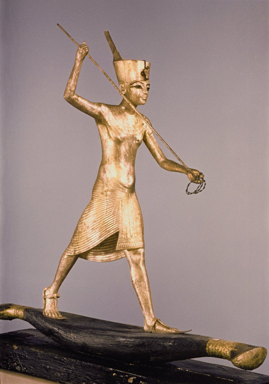 De Harpoenier, uit het graf van Toetanchamon (c.1370-1352 BC) Nieuwe Koninkrijk door Egyptian 18th Dynasty