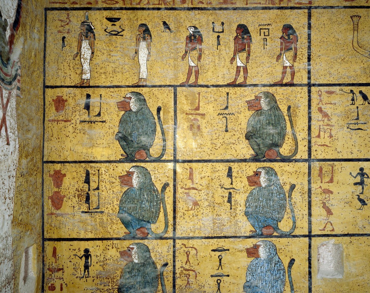 Bavianen door Egyptian 19th Dynasty