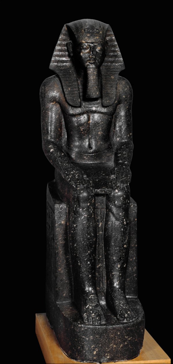 Diorieten beeld van farao Ramses II ... door Egyptian 19th Dynasty