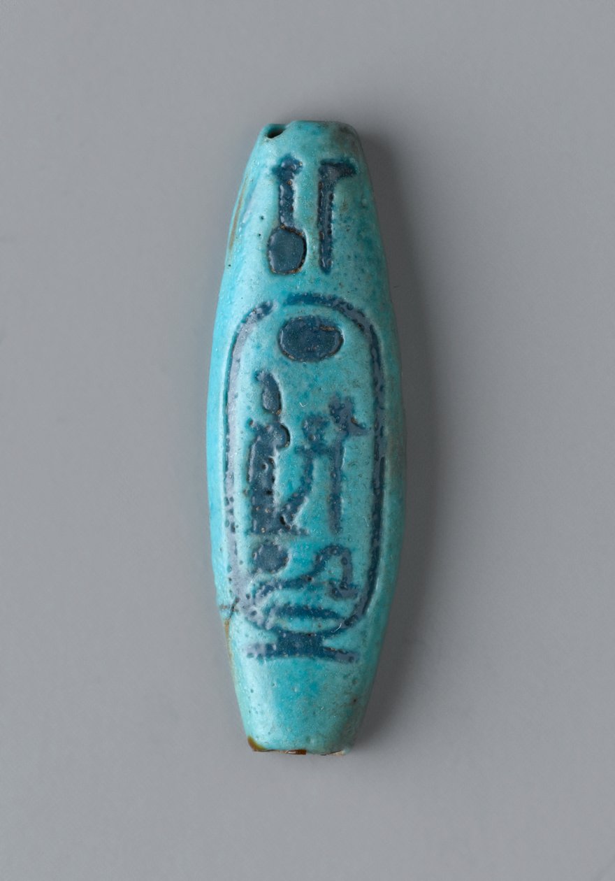 Langwerpige ovale kraal, Nieuw Koninkrijk door Egyptian 19th Dynasty