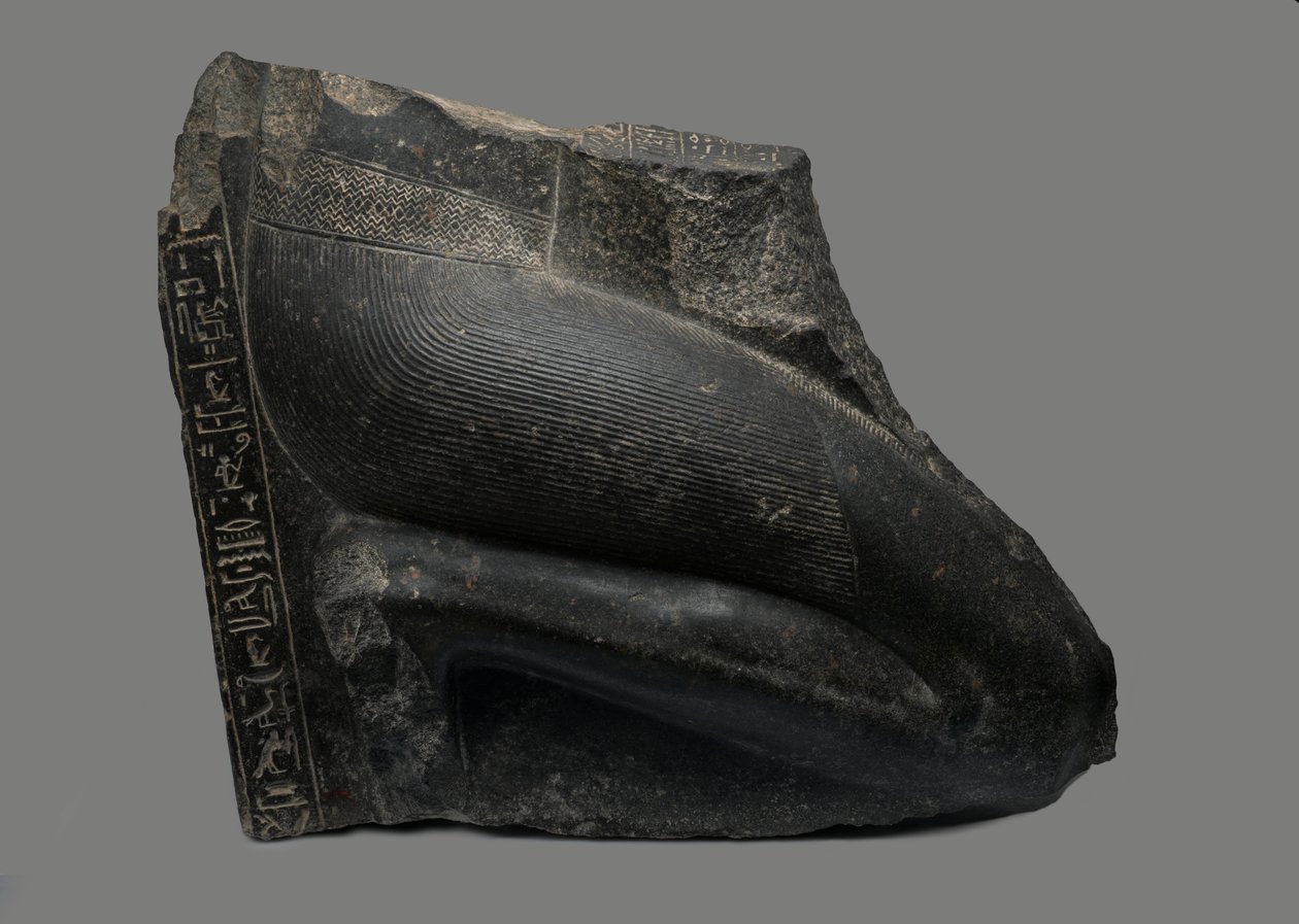 Knielend standbeeld van Khaemwaset, 1281-1277 v.Chr. door Egyptian 19th Dynasty