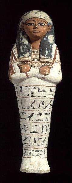 Shabti van Sennedjem, een necropoliswerker in Deir el-Medina, Thebe, Nieuwe Koninkrijk, c.1294-1279 v.Chr. door Egyptian 19th Dynasty