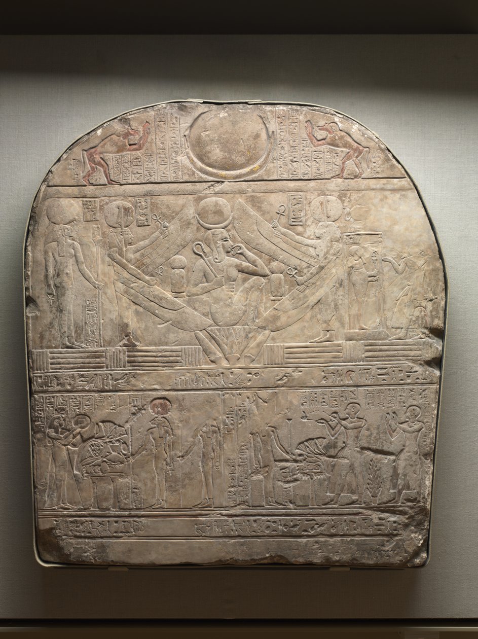 Stele van de Hogepriester van Ptah, Shedsunefertem door Egyptian 22nd Dynasty