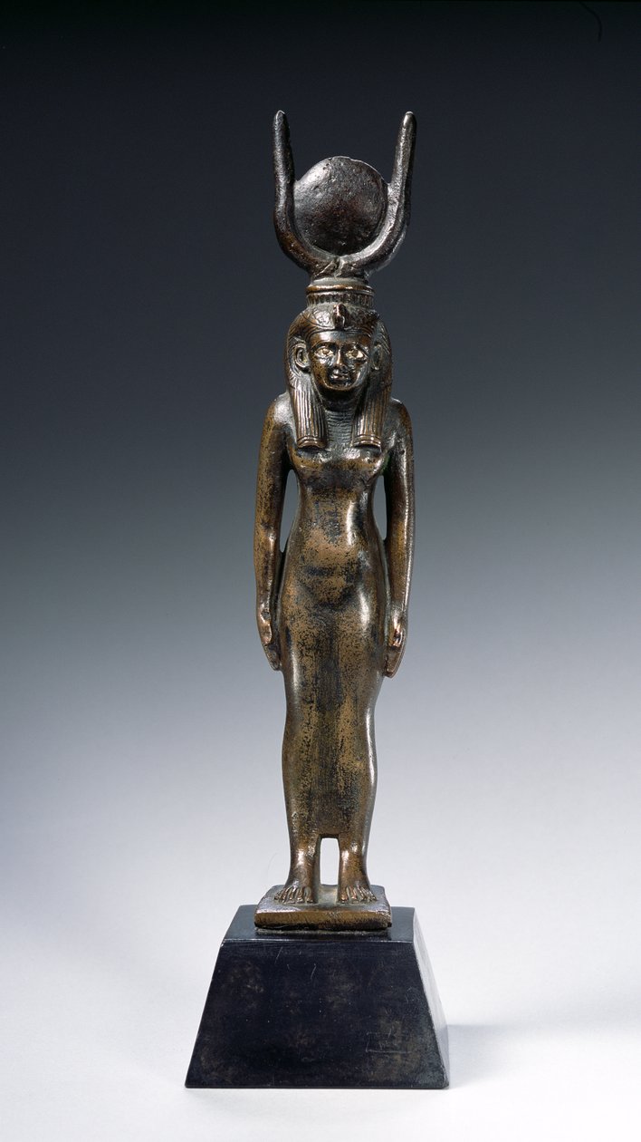 Beeld van Isis door Egyptian 26th Dynasty