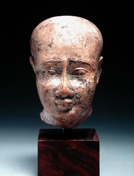 Mannelijk hoofd, ca. 350 v.Chr. door Egyptian 30th Dynasty
