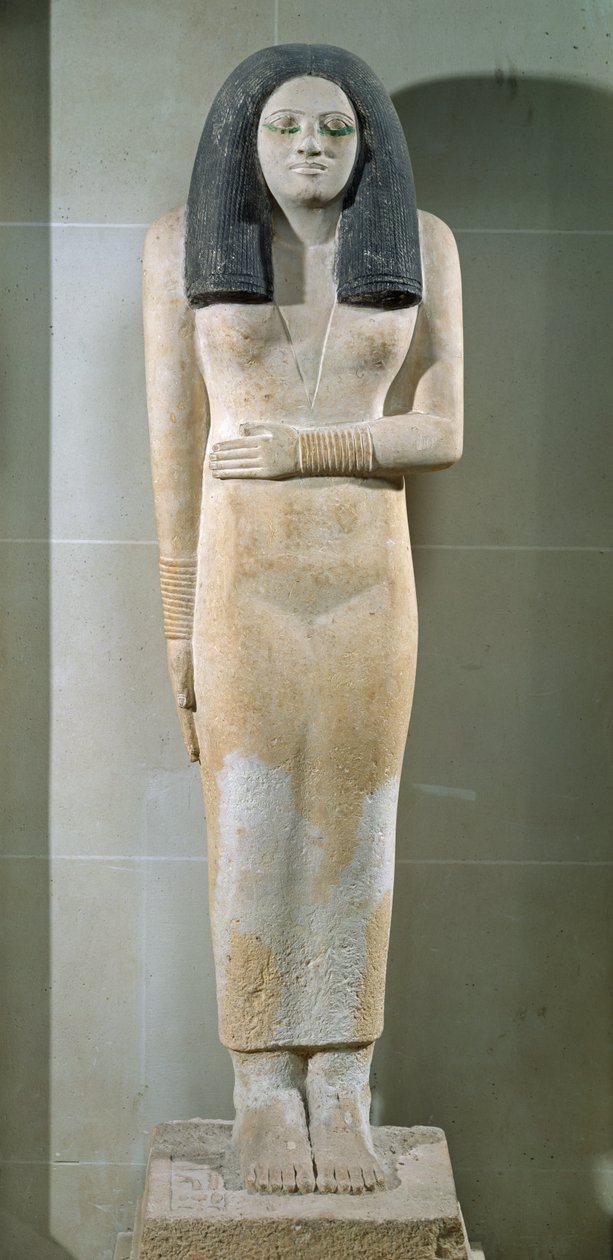 Beeld van Nesa, Oude Koninkrijk door Egyptian 3rd Dynasty