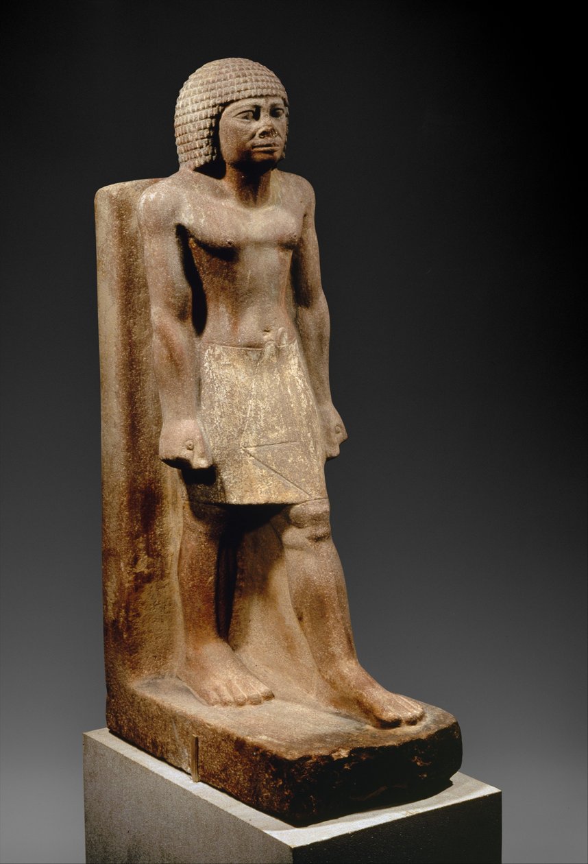 Strijdende figuur, ca. 2575-2465 v.Chr. door Egyptian 4th Dynasty