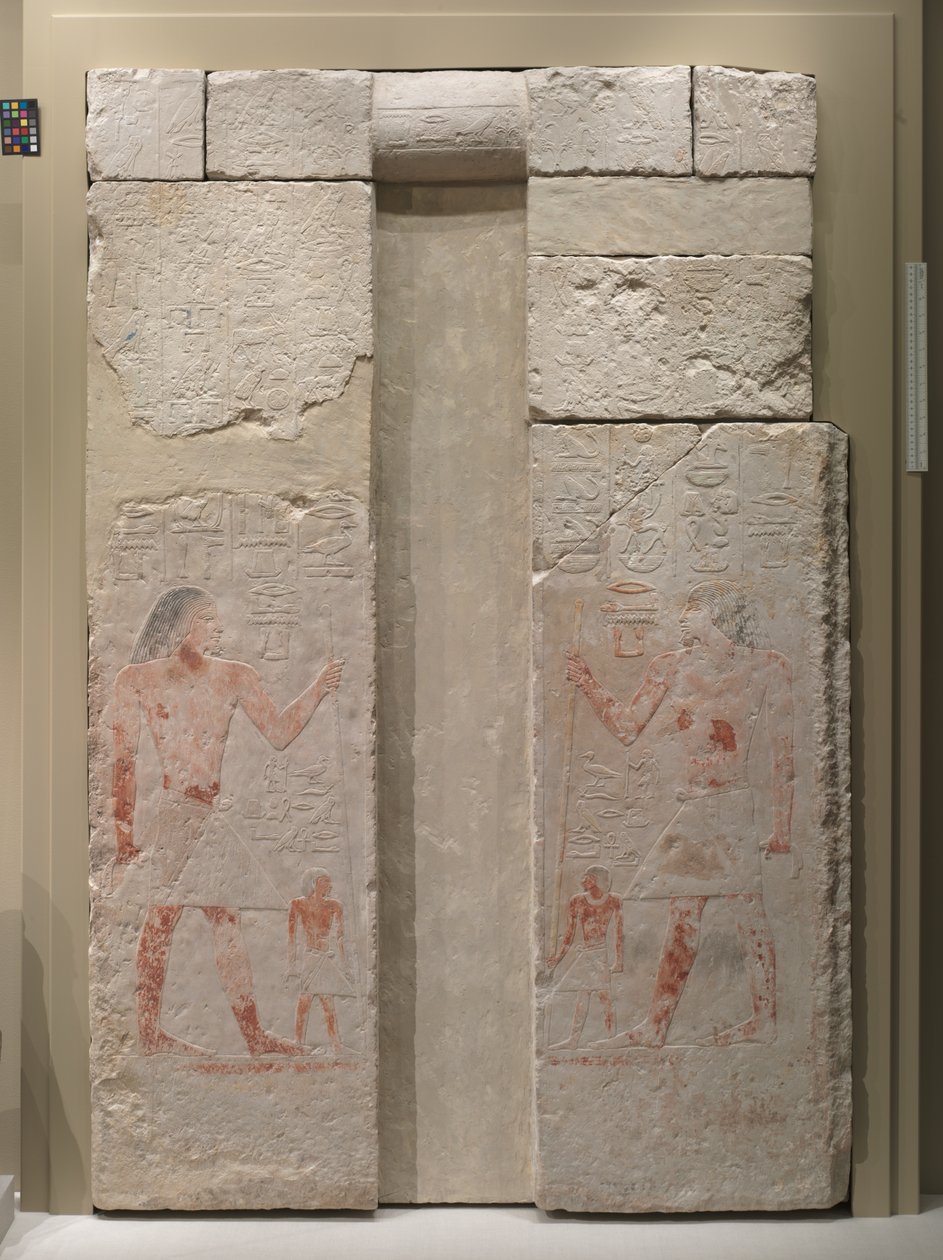 Valse deur van Nykara, 2408-2341 v.Chr. door Egyptian 5th Dynasty