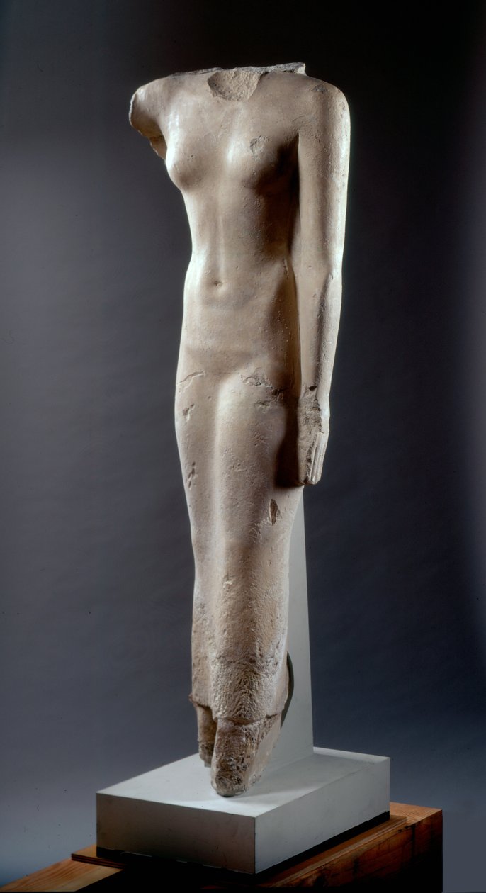 De Koninklijke Afstammeling Hetepheres, Oude Koninkrijk, c.2440 v.Chr. (kalksteen) door Egyptian 5th Dynasty
