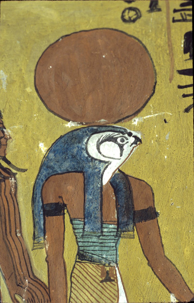 Oud Egypte, muurschildering, graf van Sennedjem, graf van de edelen, Thebe, Deir el Medina door Egyptian Egyptian