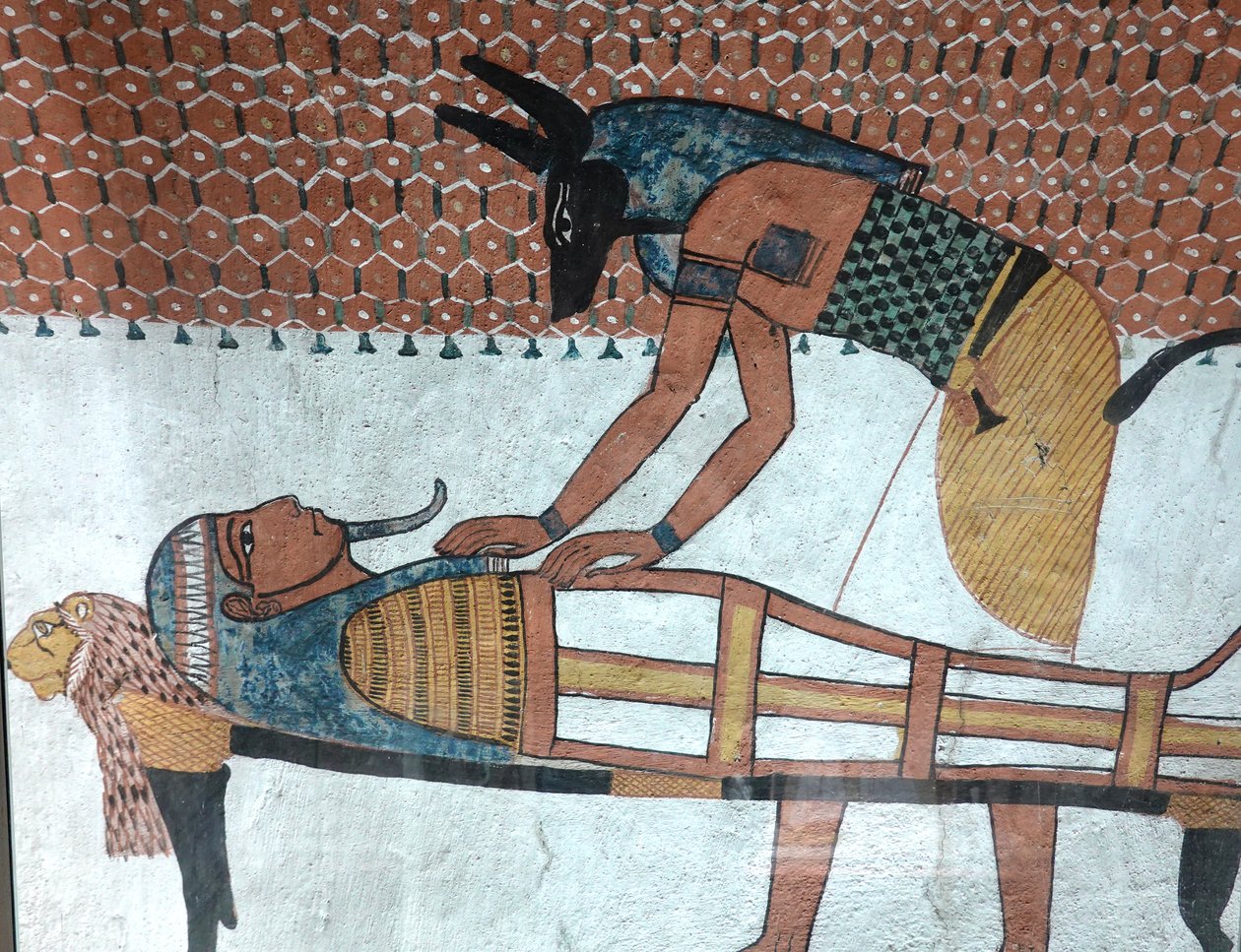 Anubis, Inherkhaou Graf, Deir El Medineh door Egyptian Egyptian