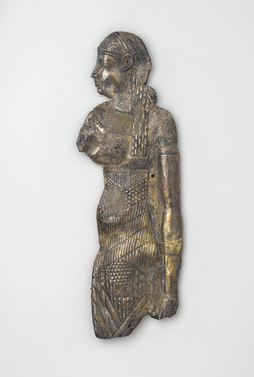 Paneel met een vrouwelijke figuur, mogelijk 1e eeuw v.Chr. door Egyptian Ptolemaic Period