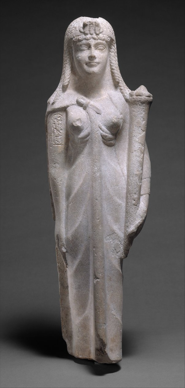 Standbeeld van een Ptolemeïsche Koningin, misschien Cleopatra VII, 200-30 v.Chr. door Egyptian Ptolemaic Period