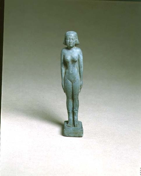 Beeldje van een goddelijke gemalin door Egyptian Ptolemaic Period