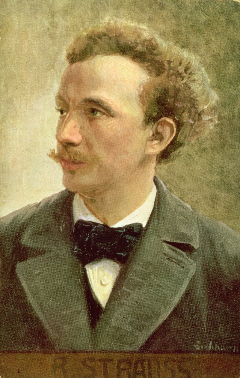 Ansichtkaart van Richard Strauss c.1914 door Eichhorn Eichhorn