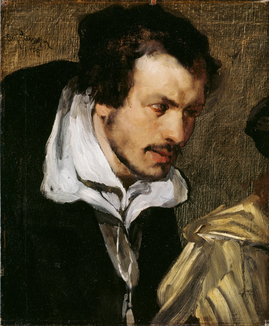 Christian II ondertekent het doodvonnis van Torben Oxe door Hjalmer Eilif Emanuel Peterssen