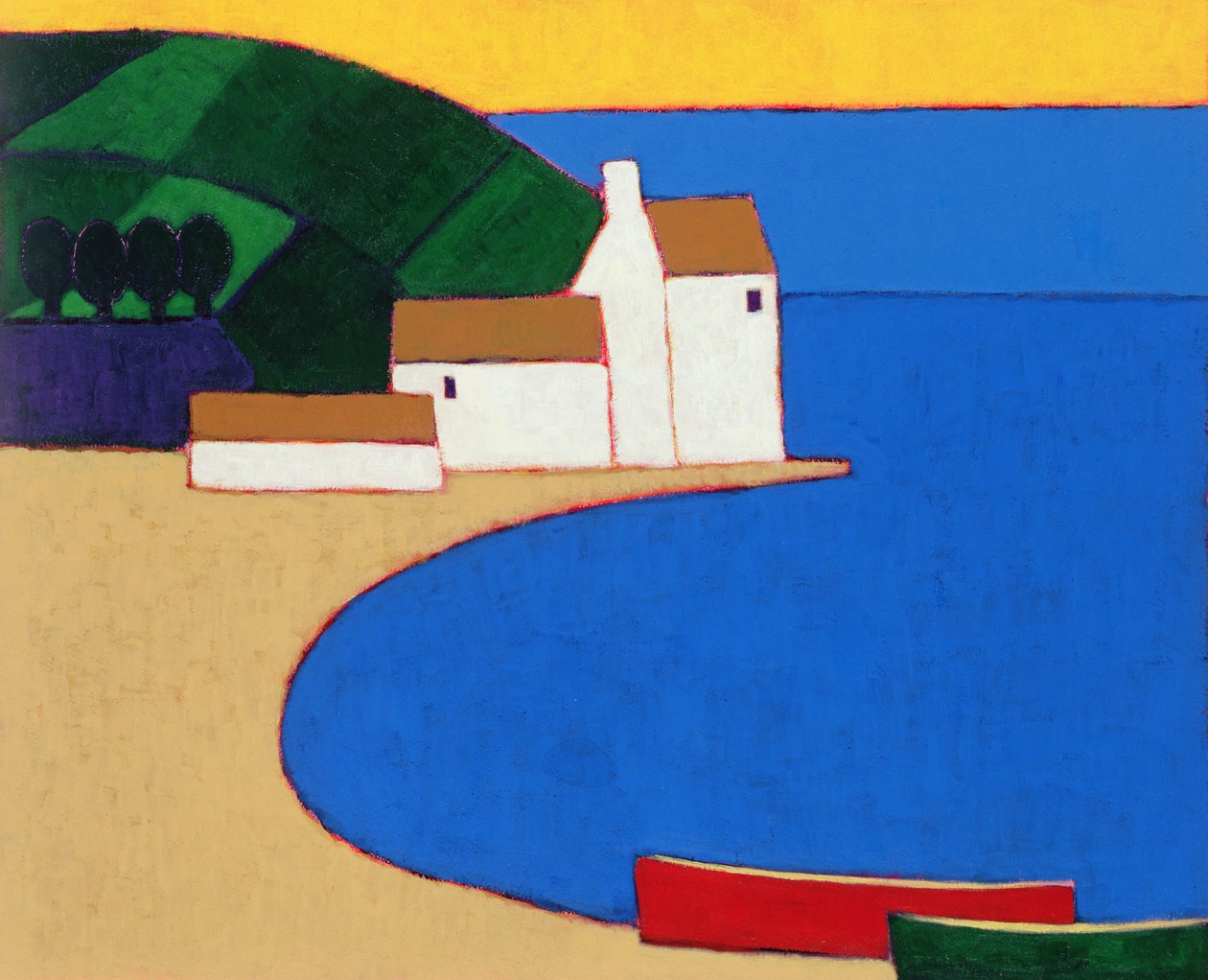 Baai in Zuid-Bretagne, 2004 door Eithne Contemporary Artist Donne