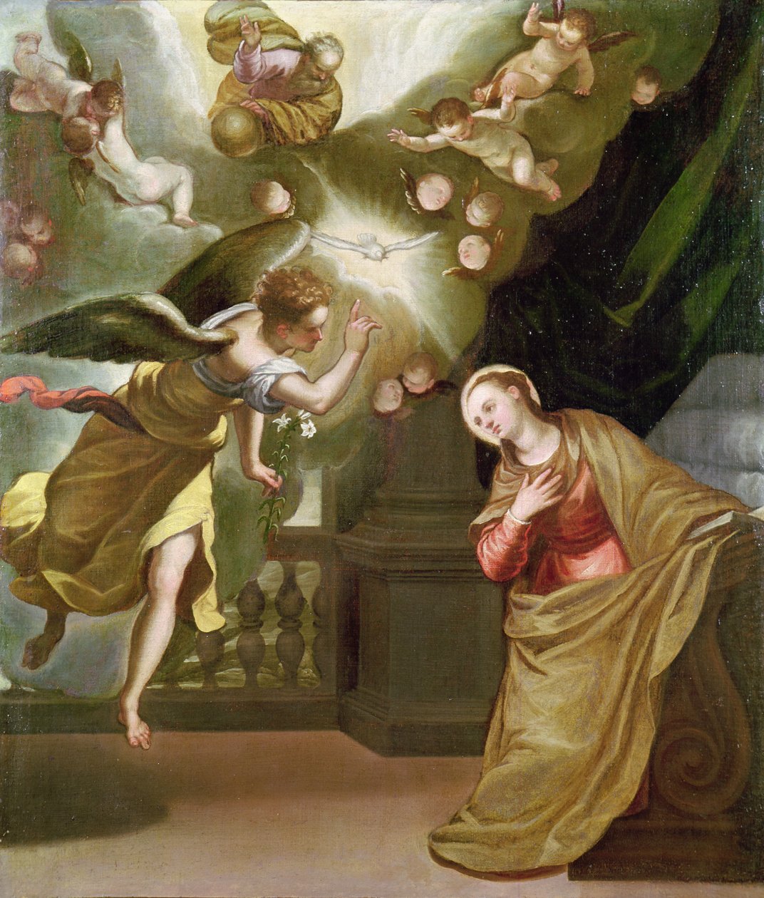 De Annunciatie, ca. 1565 door El Greco