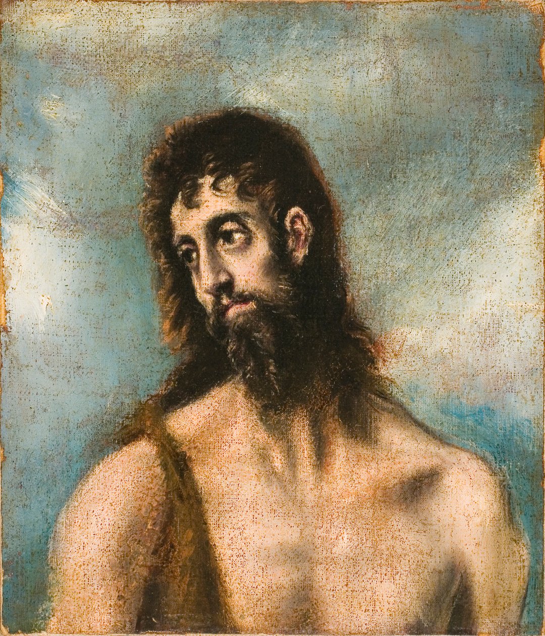 St. Johannes de Doper door El (1541 1614) (studio of) Greco