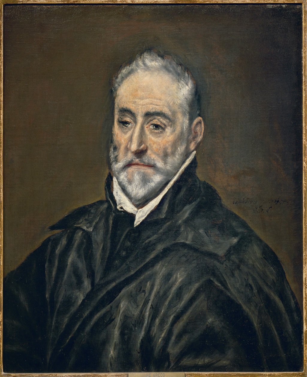 Antonio de Covarrubias y Leiva, theoloog, kanunnik van de kathedraal van Toledo ... door El (1541 1614) Greco