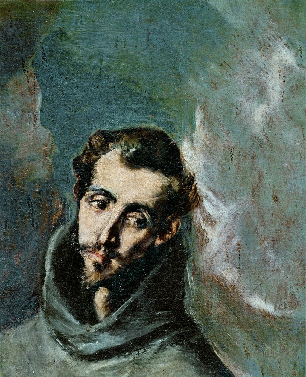 Sint Bernardinus van Siena (schilderij) door El (1541-1614) Greco