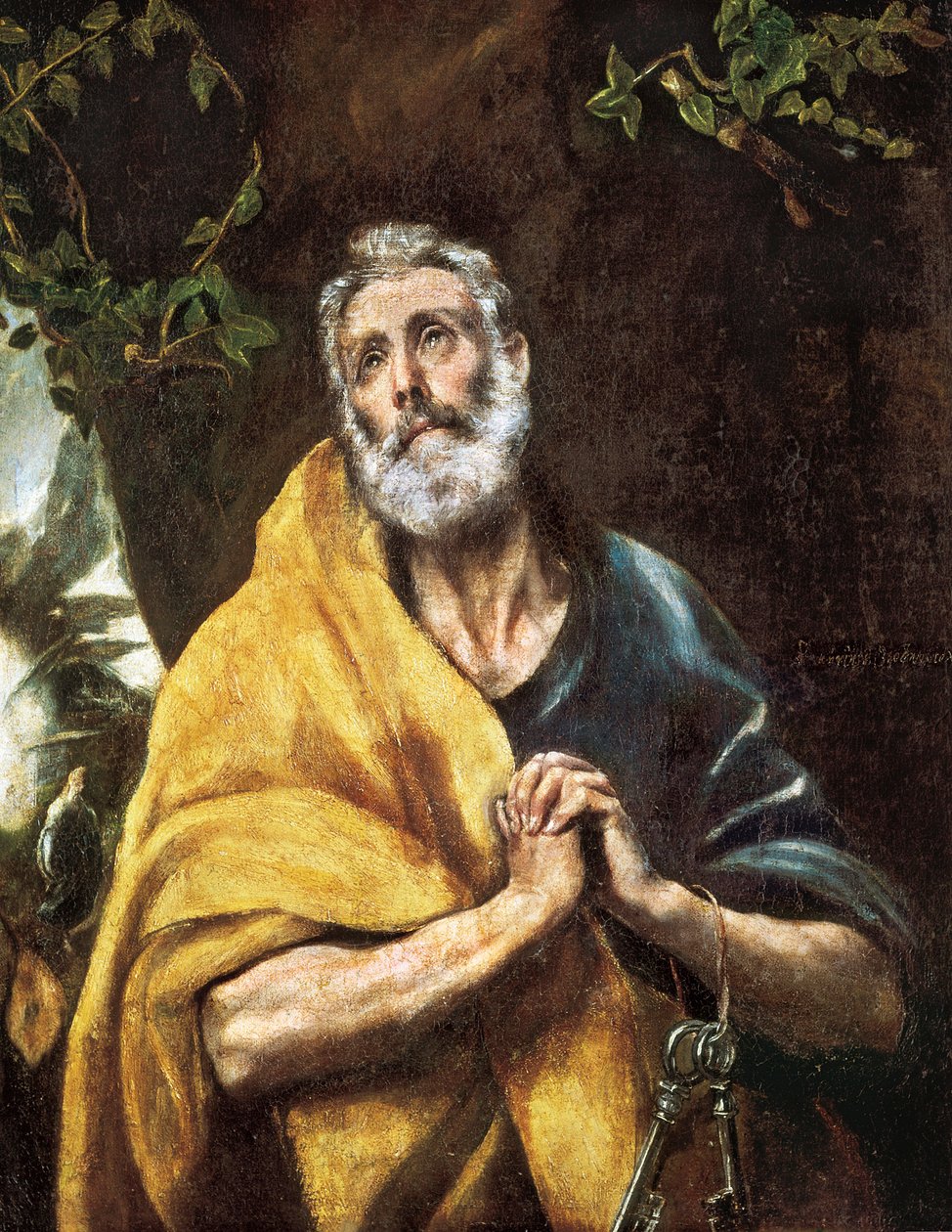 De Tranen van Sint Petrus, ca. 1594-1604 door El Greco