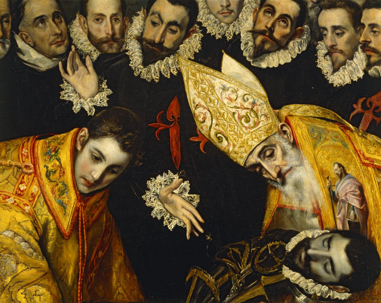 De begrafenis van de graaf van Orgaz door El (1541 1614) Greco