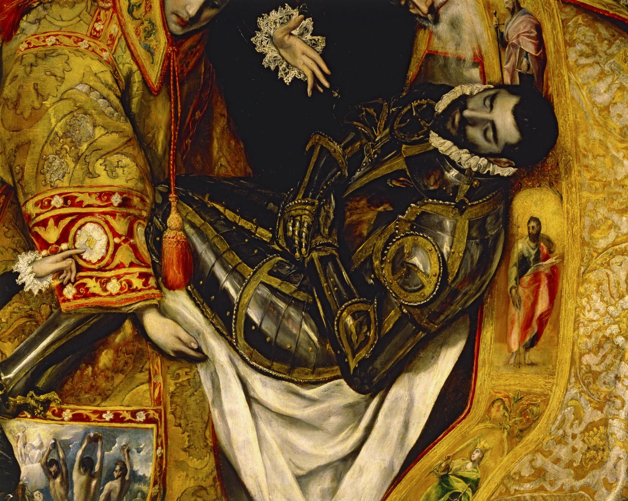 De begrafenis van de graaf van Orgaz door El (1541 1614) Greco