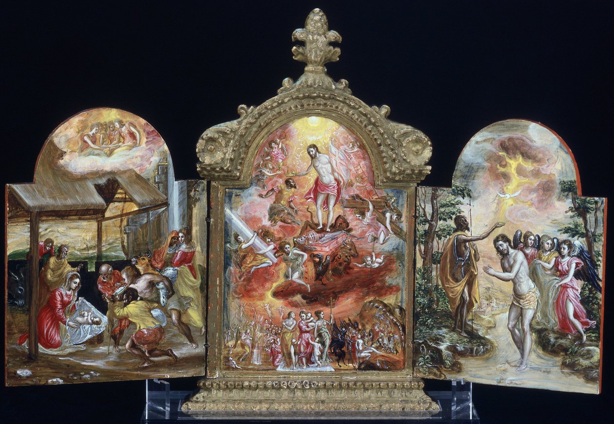 Draagbaar altaar door El Greco