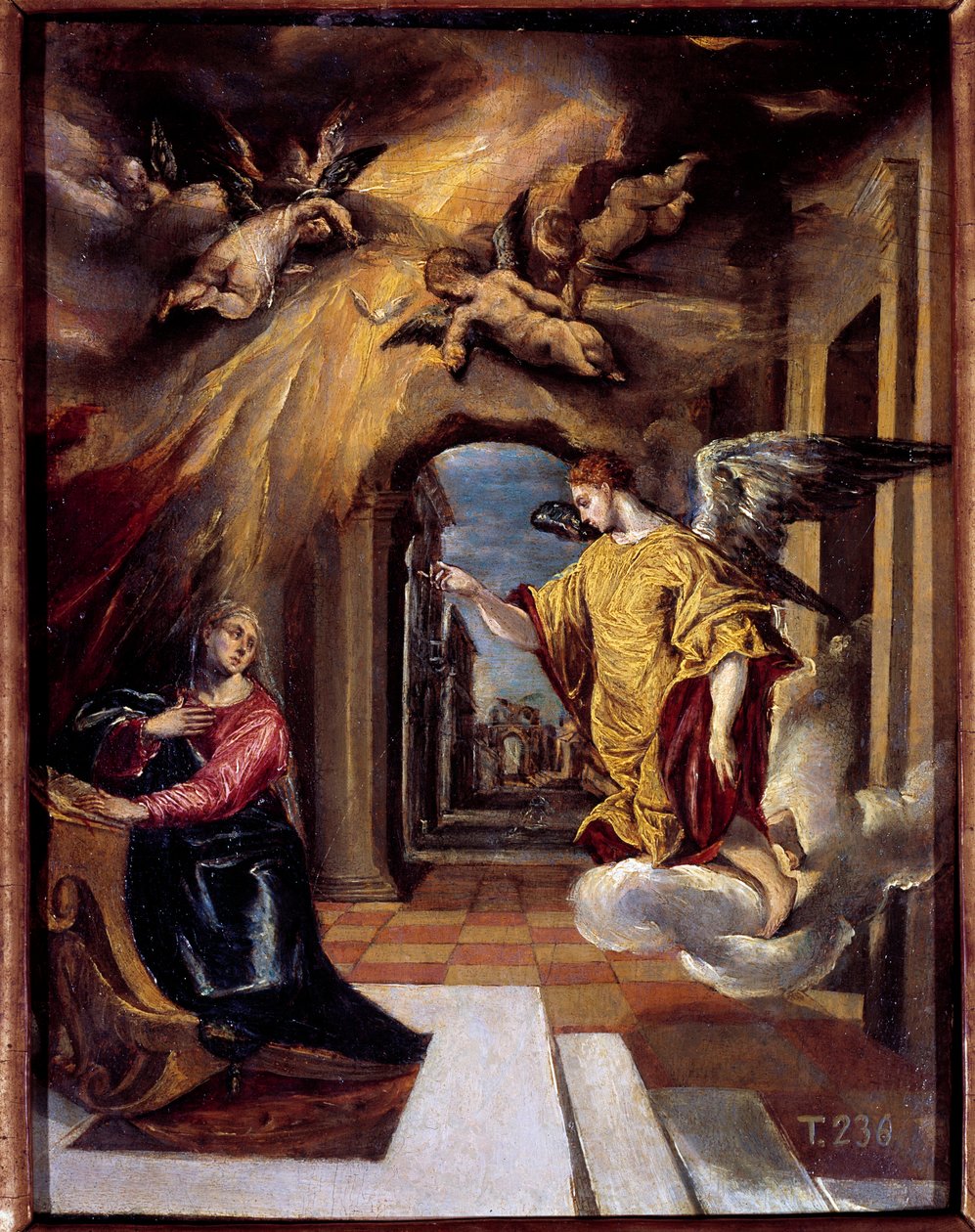 De annunciatie door El Greco
