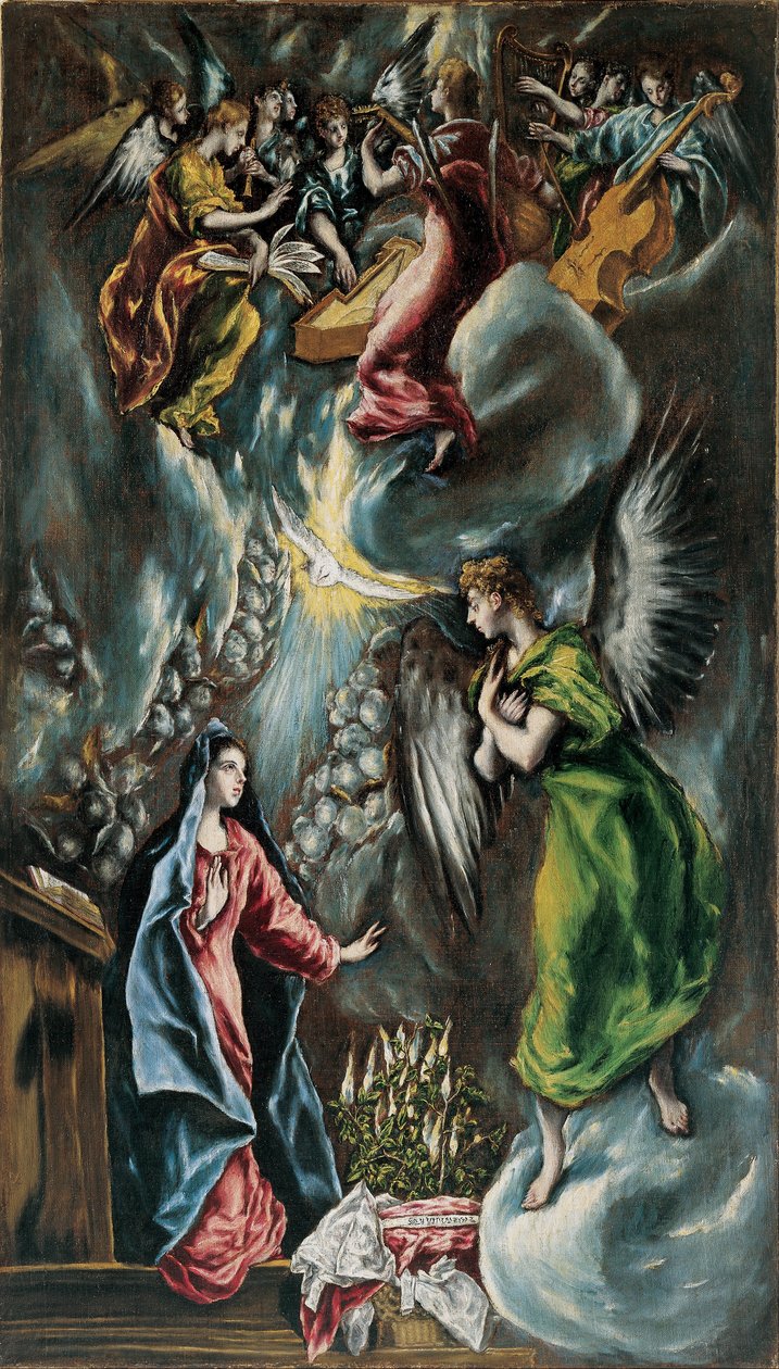Aankondiging door El Greco