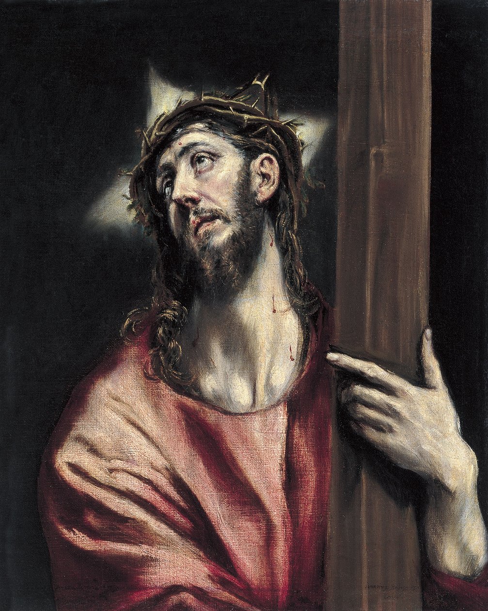 Christus met het kruis door El Greco