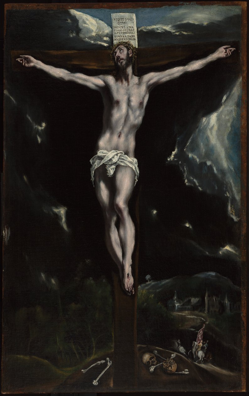 Christus aan het kruis door El Greco