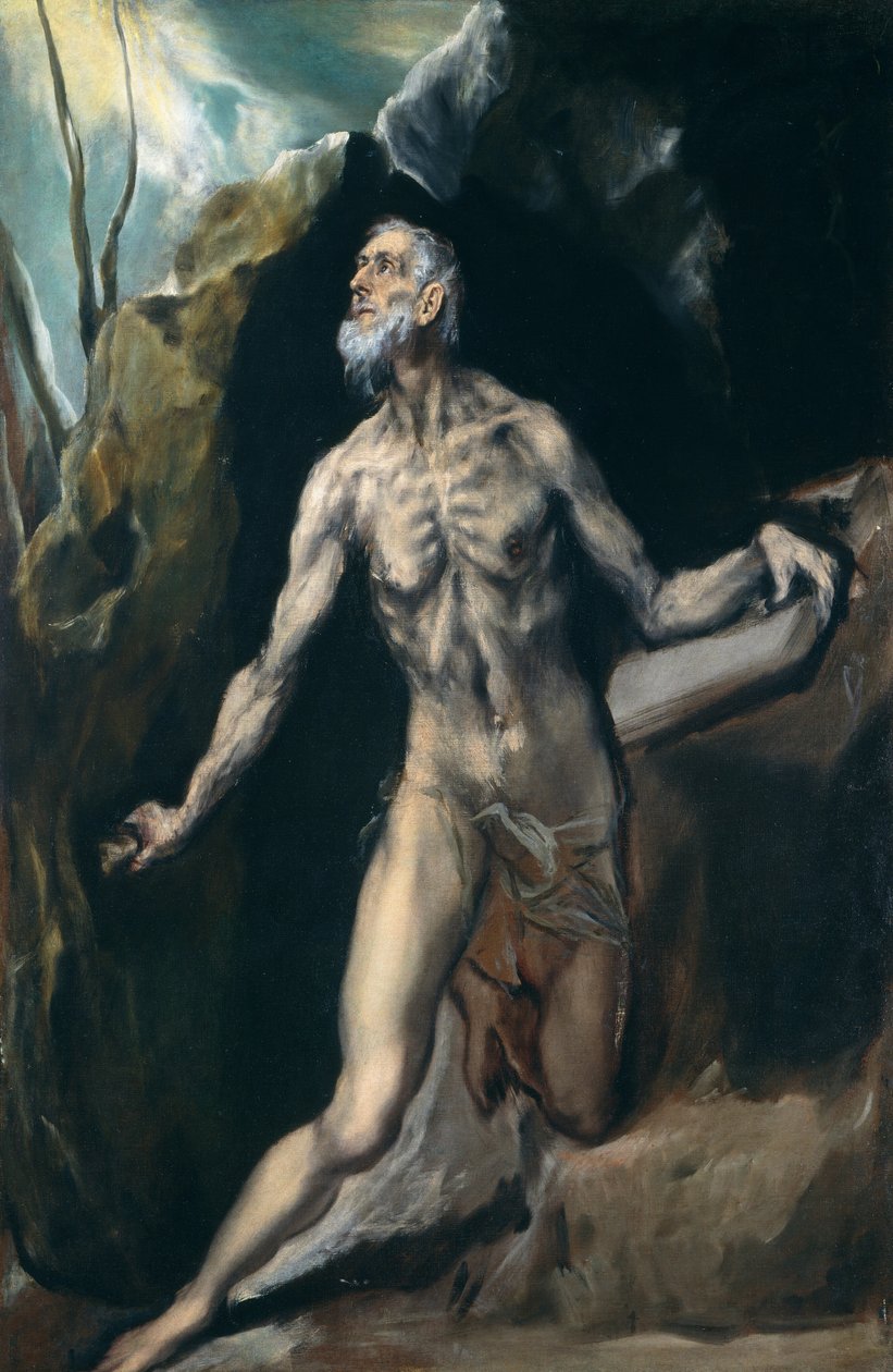 Sint-Hiëronymus door El Greco