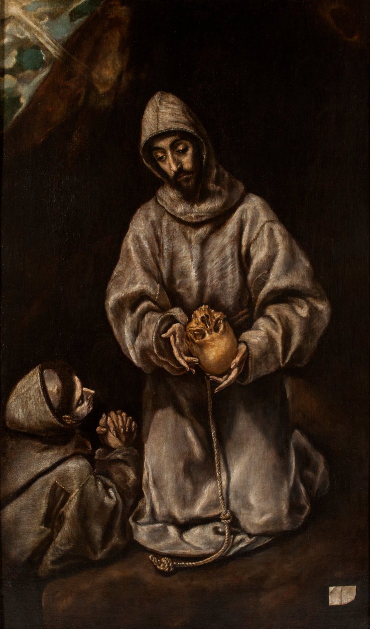 Sint Franciscus en broeder Rufus door El Greco