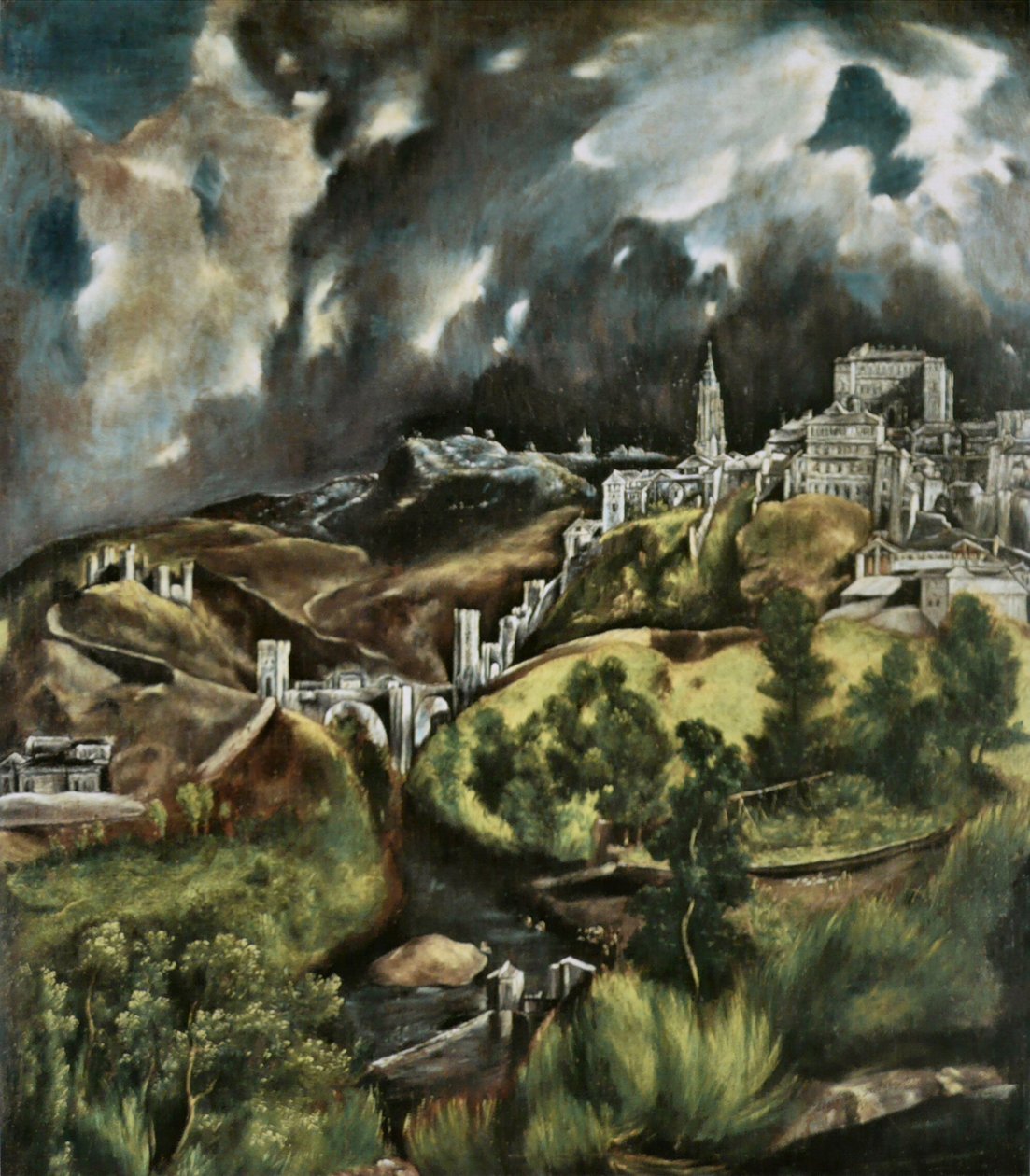 Uitzicht op Toledo door El Greco
